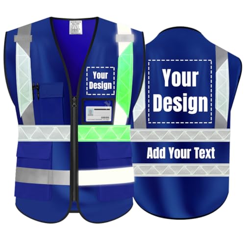 Luminous Safety Vest Customize Your Logo Work Vest with Luminous Hi