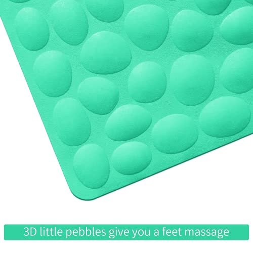 Non Slip Bathtub Mat OTHWAY Soft Rubber Bathroom Bathmat with Strong Suction Cups