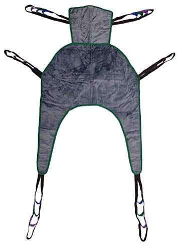 Universal Divided Leg Patient Lift Sling with Headrest