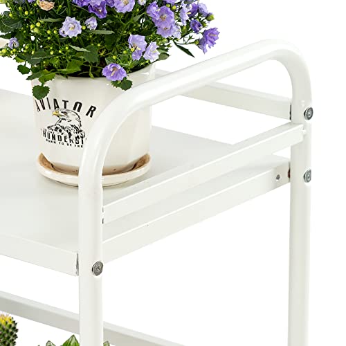 3 Tier Metal Rolling Utility Cart