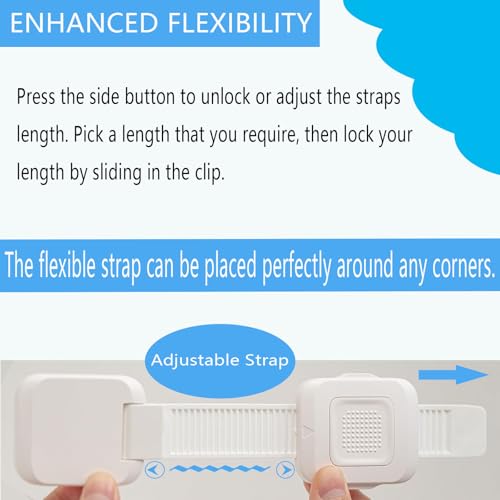 Upgraded No Drill Furniture Anchors for Baby Proofing (2 Count)