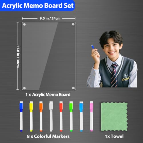 Acrylic Magnetic Whiteboard for Fridge