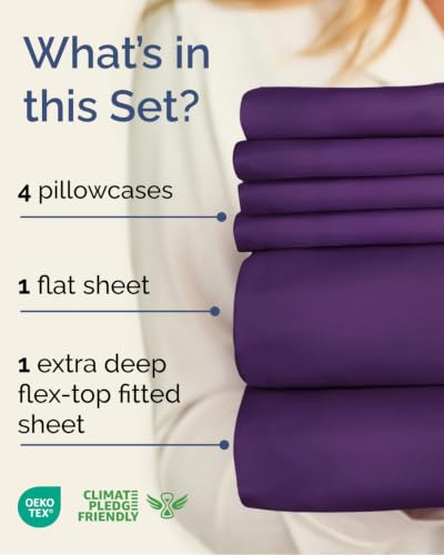 Flex Top Split Head King 6 Piece Sheet Set