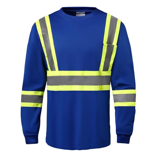 Hi Vis Safety Long Sleeve Shirts