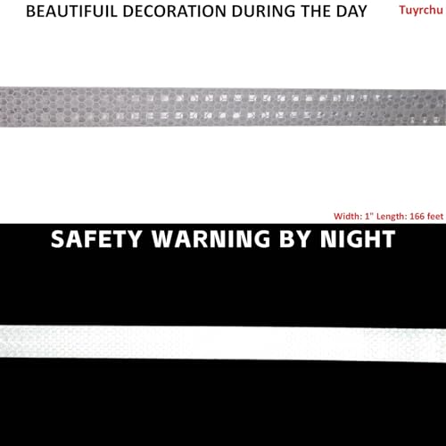 White Reflective Tape Outdoor Waterproof 1 inch