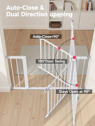 29.5 40.5" Baby Gate for Stairs