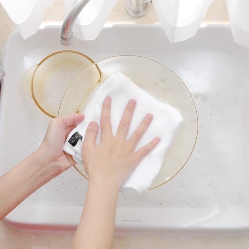 100% Cotton Waffle Weave Kitchen Dish Cloths 8 (8 Count)