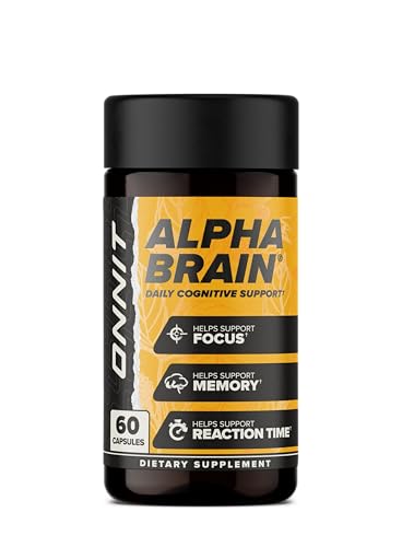 Alpha Brain Nootropic Brain Supplement for Focus & Memory (60 Count)