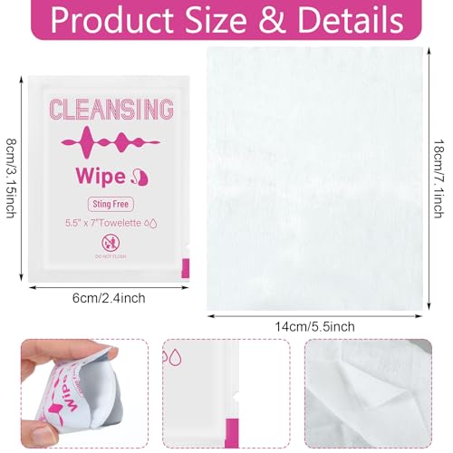 200 Count Hearing Aid Wipes Cleaning Towelettes Individually Wrapped Phone Cleaning Wipes Laptop Cleaner Wipes for Earwax Sweat Removal from Earbuds Earmold Earplugs in Ear Monitors