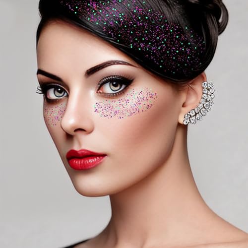 Purple Hair Glitter Stick