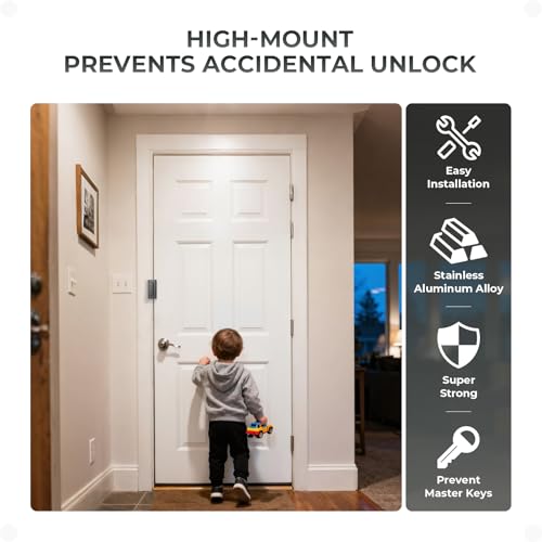 4Pack Door Reinforcement Lock Home Security (4 Count)