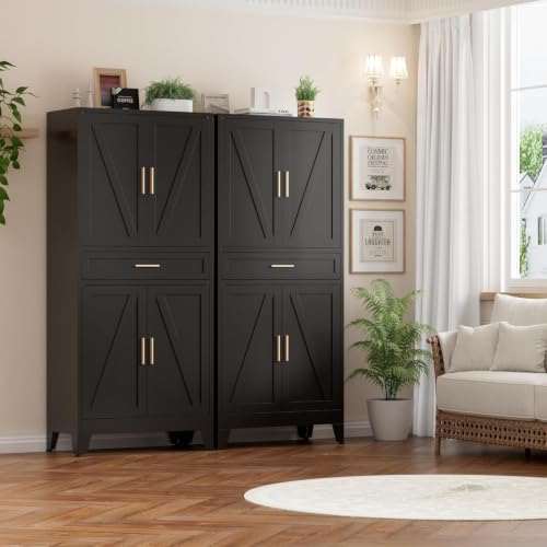 Metal Storage Cabinet with Drawer