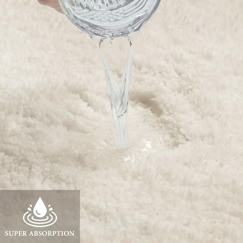 Ivory Toilet Bathroom Rug U