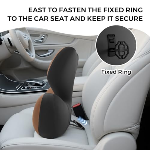 Ergonomic Memory Foam Lumbar Support Pillow for Car