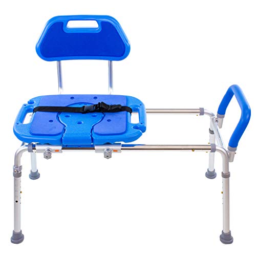 Sliding Shower Chair HydroGlyde Premium Heavy Duty