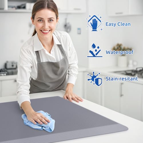2PCS Kitchen Rugs Anti (2 Count)