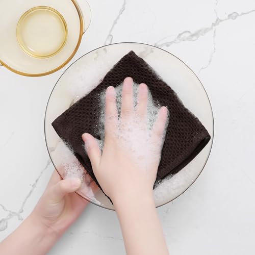 100% Cotton Waffle Weave Kitchen Dish Cloths 24 (24 Count)