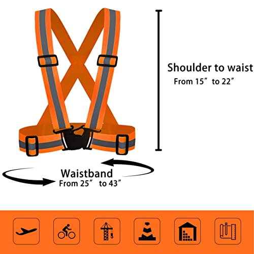 2 Pack Hi Vis Safety Vests (2 Count)