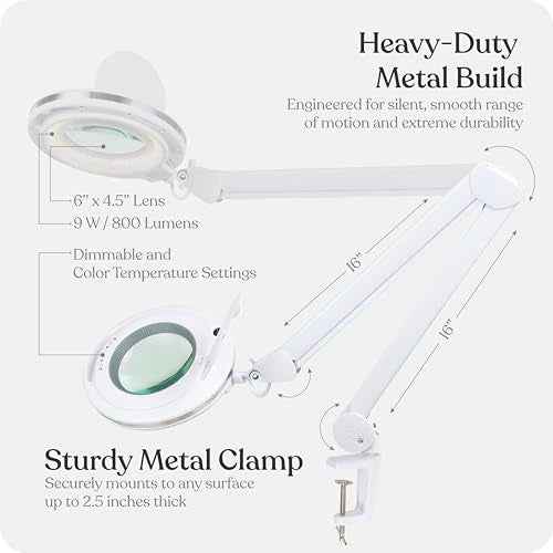 LightView Pro Magnifying Desk Lamp