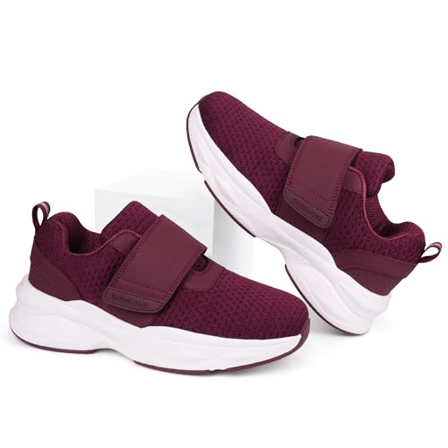 Ortho + Rest Women Diabetic Shoes with Adjustable Closure Orthopedic Walking Shoes for Edema Plantar Fasciitis Bunions Arthritis Swollen Feet