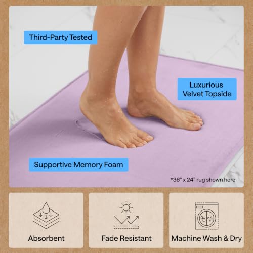 Memory Foam Bath Rug for Bathroom