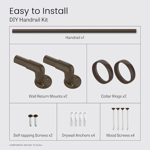 Meranti Aluminum Handrail for Stairs