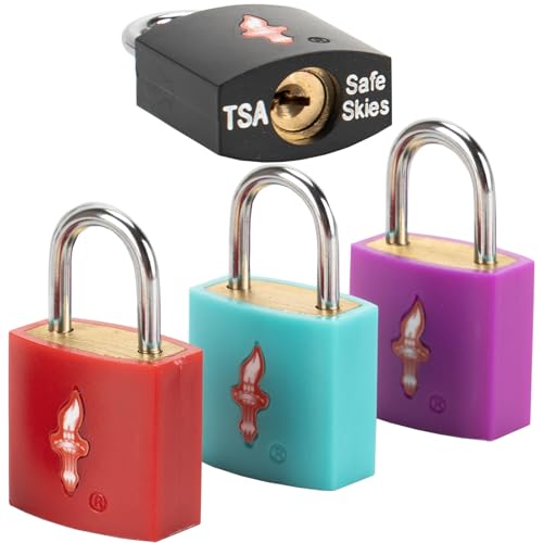 TSA Luggage Locks 4 (4 Count)