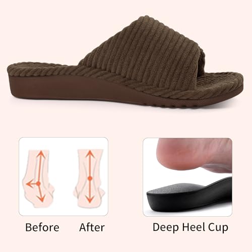 Orthopedic Slippers for Women Arch Support House Shoes