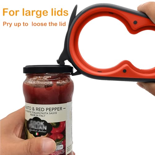 Jar Opener & Bottle Opener for Seniors with Arthritis (4 Count)
