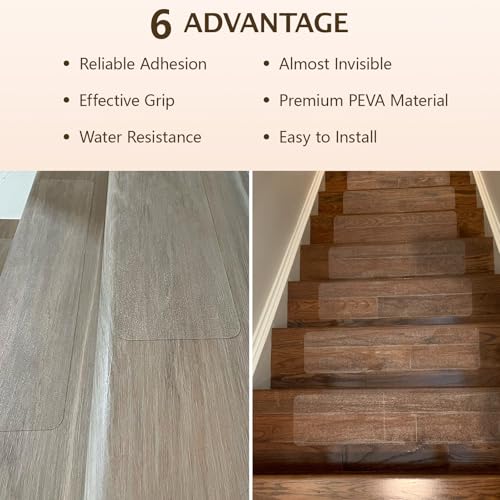 Clear Non Slip Stair Treads (18 Count)