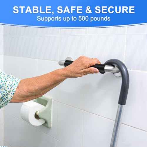 18 Inch Shower Grab Bars for Seniors (2 Count)