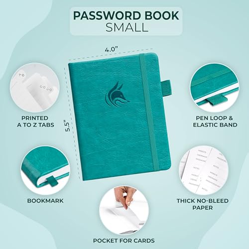 Password Book with Alphabetical Tabs
