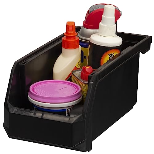 Medium Stackable Plastic Storage Bins (8 Count)