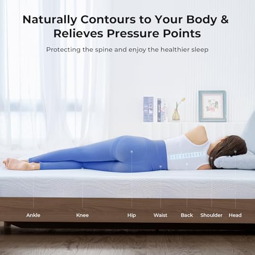 Cooling Mattress Topper Queen Size 4 Inch