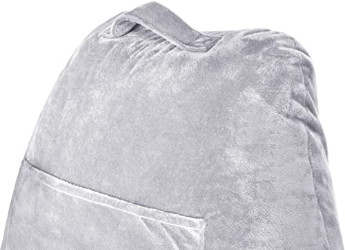Light Grey Original Reading Pillow in Bed Rest Chair