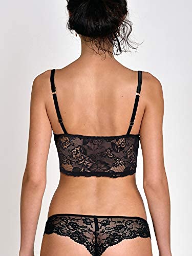 4 Pieces Women's Lace Camisole Stretch Half Cami Breathable Bra Comfort Lace Bralette Top for lady Girls - Bel Marant
