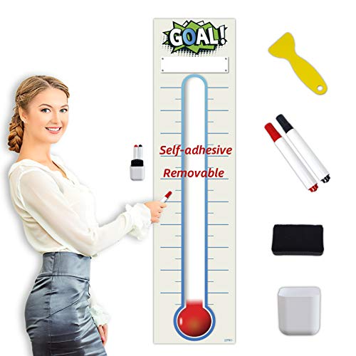 Fundraising Thermometer Chart Goal Tracker Decal