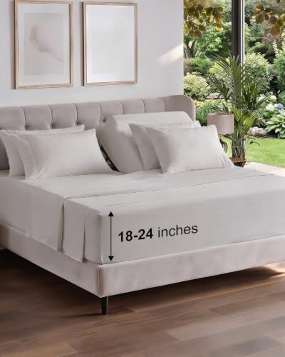 Extra Deep Flex Top Split Head King Sheet Set