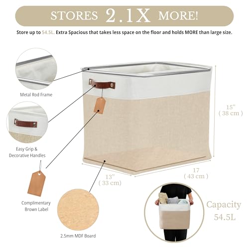 Extra Large Storage Baskets (3 Count)