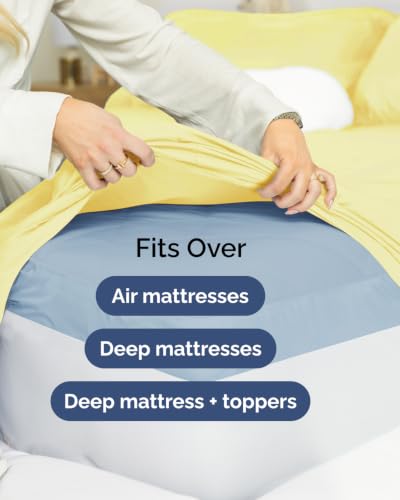 Extra Deep Flex Top Split Head King Sheet Set