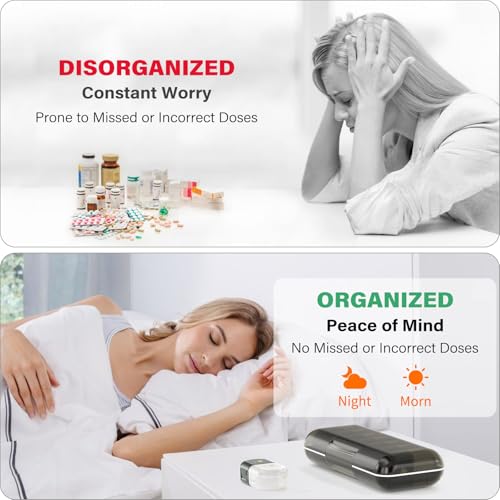 Weekly Pill Organizer 2 Times a Day