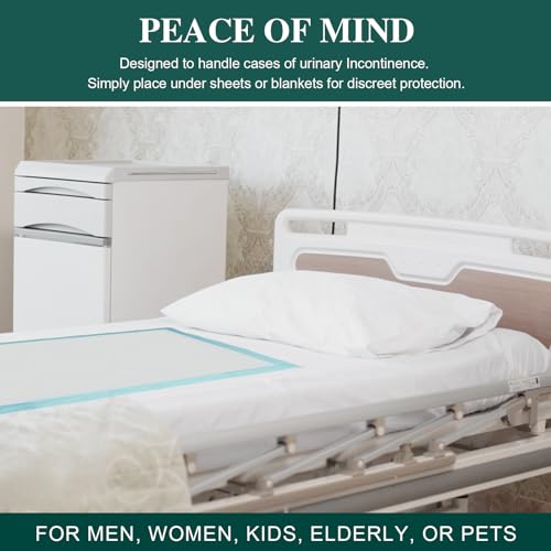 100 Count Incontinence Bed Pads 40'' x 36'' Tear