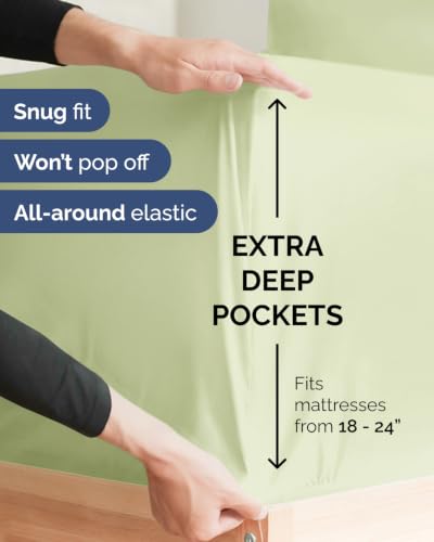 Extra Deep Flex Top Split Head King Sheet Set