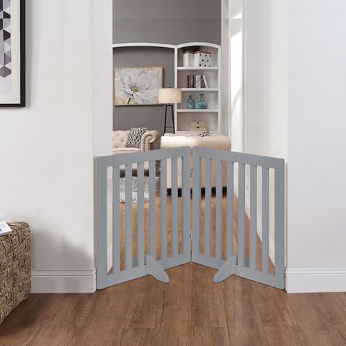 24”H Free Standing Pet Gate for Dog Cat
