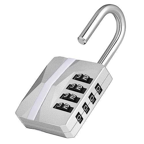 Locker Lock 4 Digit Combination Lock Gym Lock & White Code