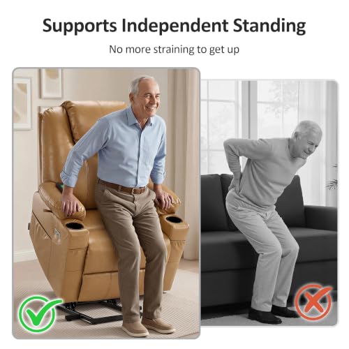 Large Power Lift Recliner Chair for Elderly