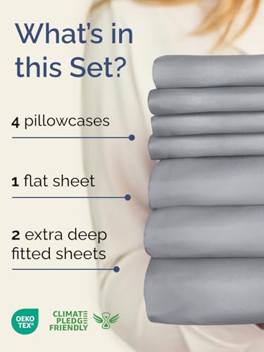 Extra Deep Split King Sheet Set