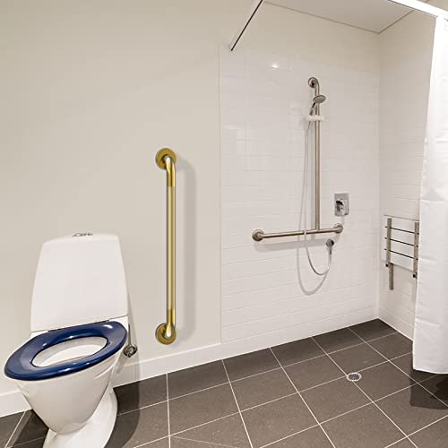 Brushed Gold Grab Bar 32 Inch