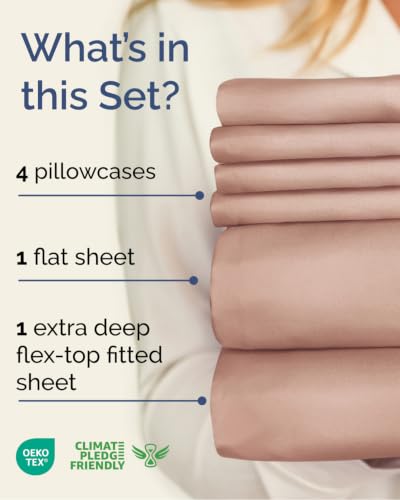 Flex Top Split Head King 6 Piece Sheet Set