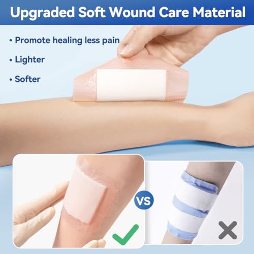 Silicone Super Absorbent Wound Dressings (10 Count)